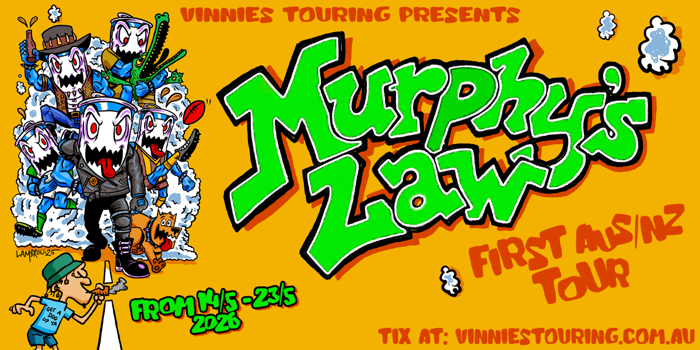 MURPHY'S LAW 2026 AUS & NZ TOUR // ADELAIDE