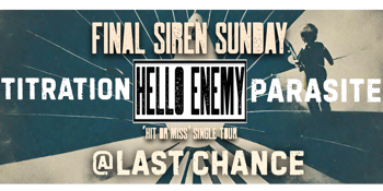 Final Siren Sunday At Last Chance