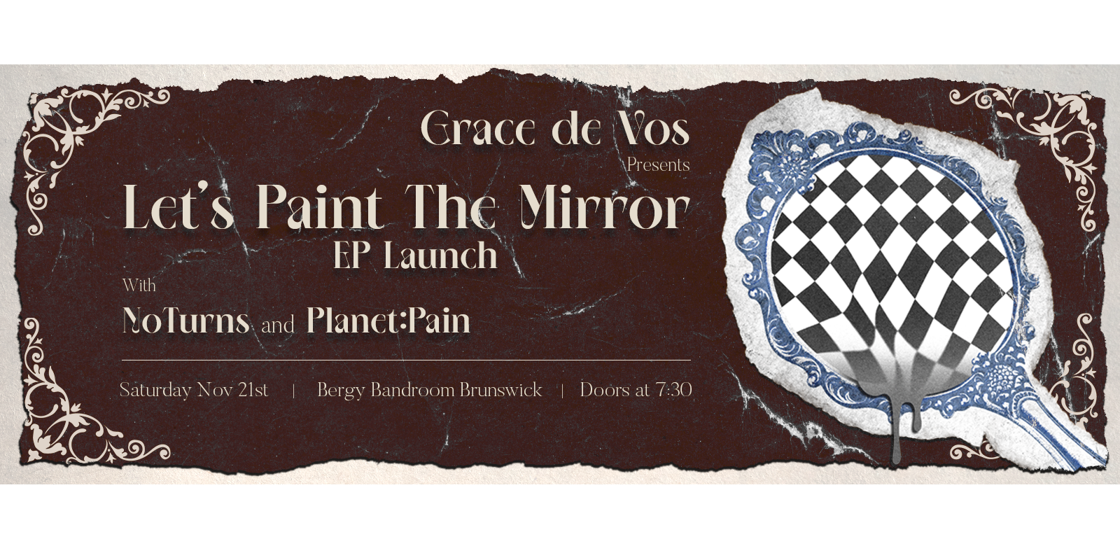 Grace de Vos Presents: the 'Let's Paint The Mirror' EP Launch.
