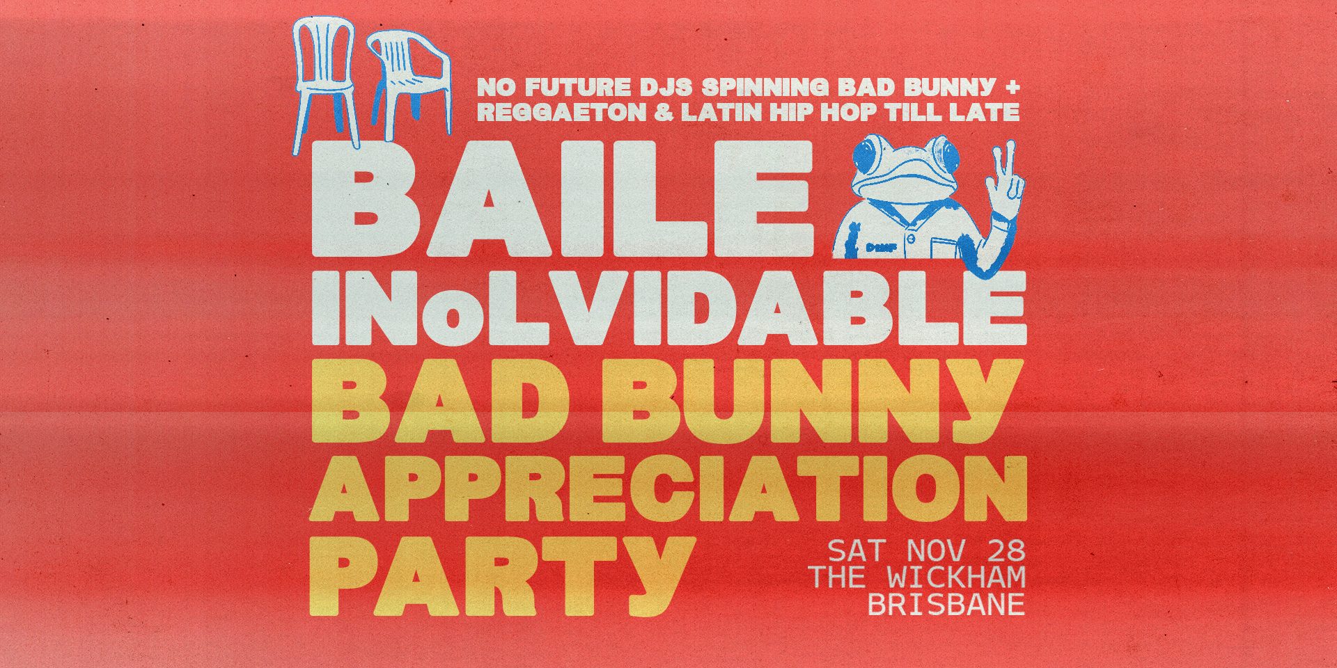 BAILE INoLVIDABLE: Bad Bunny Appreciation Party - Brisbane