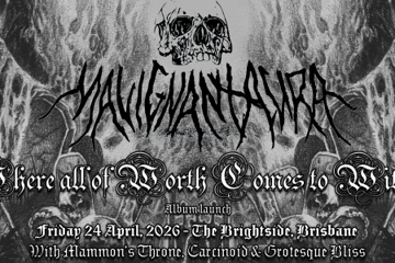 Malignant Aura - Where All of Worth Comes to Wither | Album Launch - w/ Mammon's Throne (VIC) (ALBUM LAUNCH); Carcinoid (VIC); Grotesque Bliss