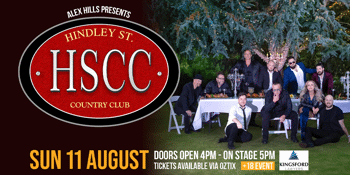 The Hindley Street Country Club (HSCC) - Live at The Alex Hills Hotel