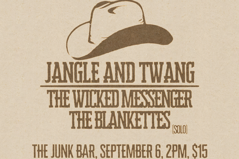 Jangle & Twang: The Wicked Messenger and The Blankettes (solo)