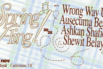 'SPRING FLING' featuring WRONG WAY UP, AUSECUMA BEATS, ASHKAN SHAFIEI & SHEWIT BELAY