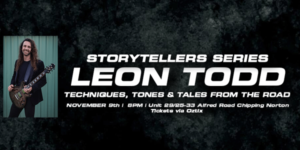 Leon Todd Guitar Masterclass | Sydney live at The Tone Sanctuary - Concert poster