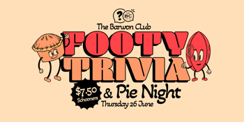FOOTY TRIVIA & PIE NIGHT!