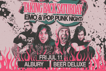 TAKING BACK SATURDAY: Emo & Pop Punk Night - Albury