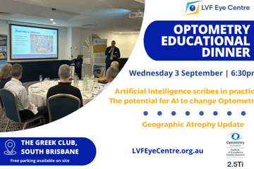 2025 Optometry Educational Dinner (September)