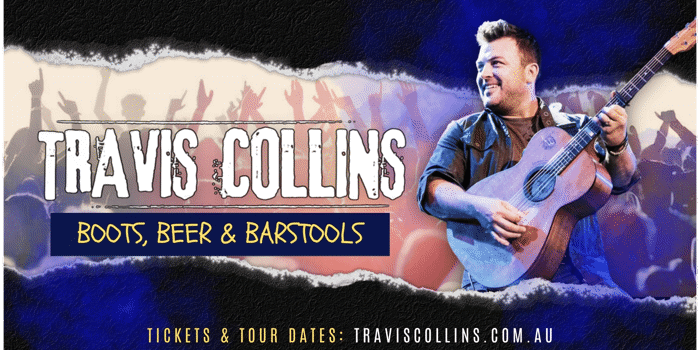 Travis Collins Boots, Beer & Barstools Central Coast Tickets at