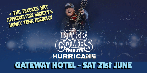 Event image for HURRICANE: The Australian Luke Combs Tribute
