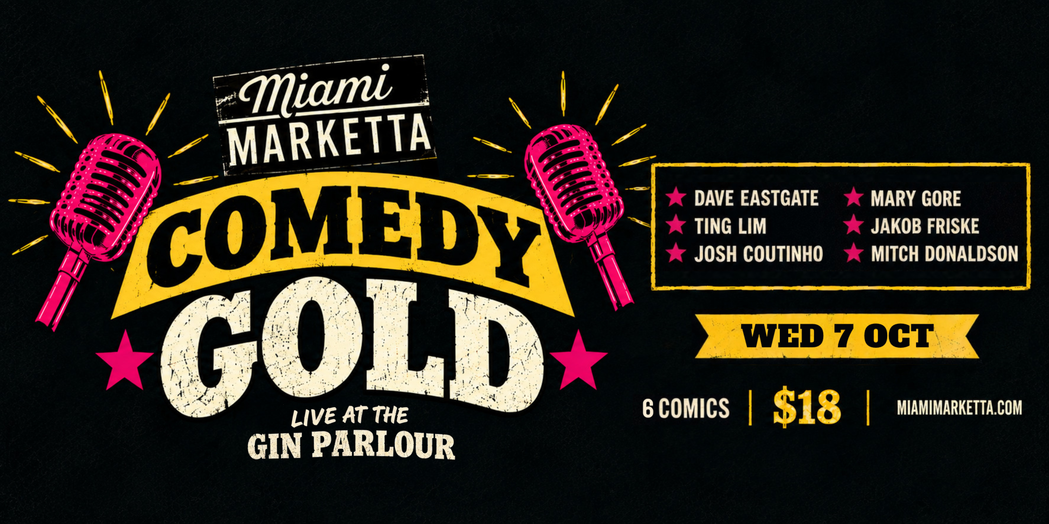 Comedy Gold  | Live at The Gin Parlour