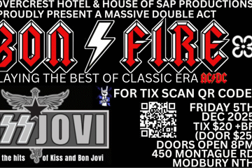 BON FIRE & KISS JOVI at the Clovercrest Hotel