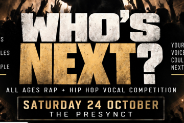 WHO’S NEXT? All Ages Rap + Hip Hop Vocal Competition