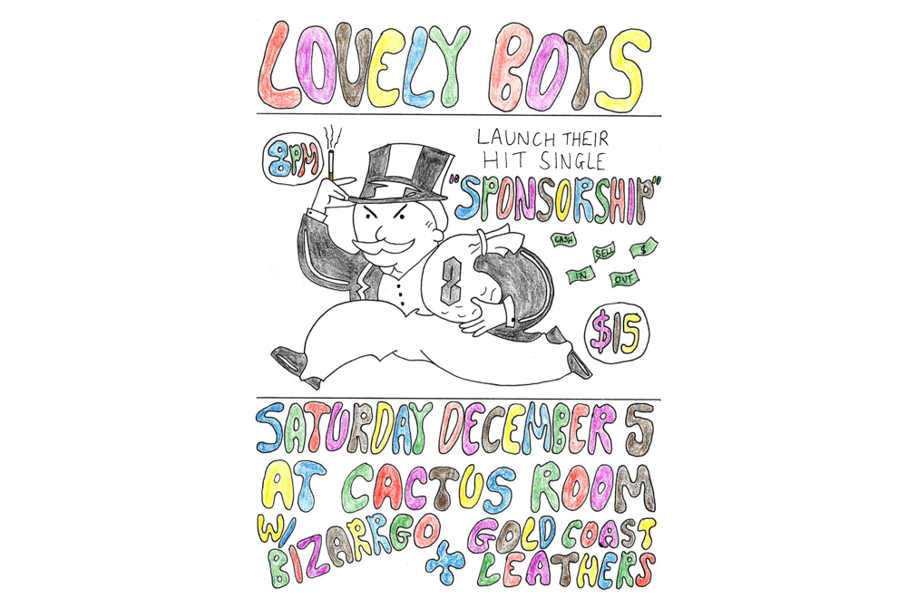 Lovely Boys - 'Sponsorship' SINGLE LAUNCH