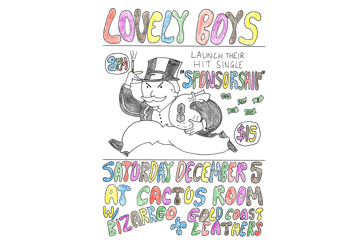 Lovely Boys - 'Sponsorship' SINGLE LAUNCH