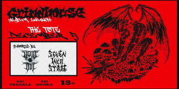 GRINDHOUSE ALBUM LAUNCH AT THE TOTE W/ VOIDOUT AND SEVEN INCH STARE