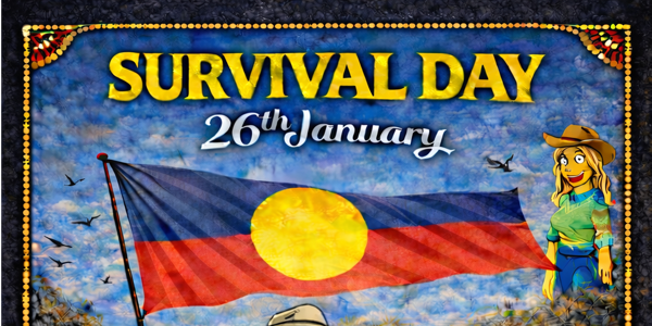 Survival Day w/ The Black Turtles poster