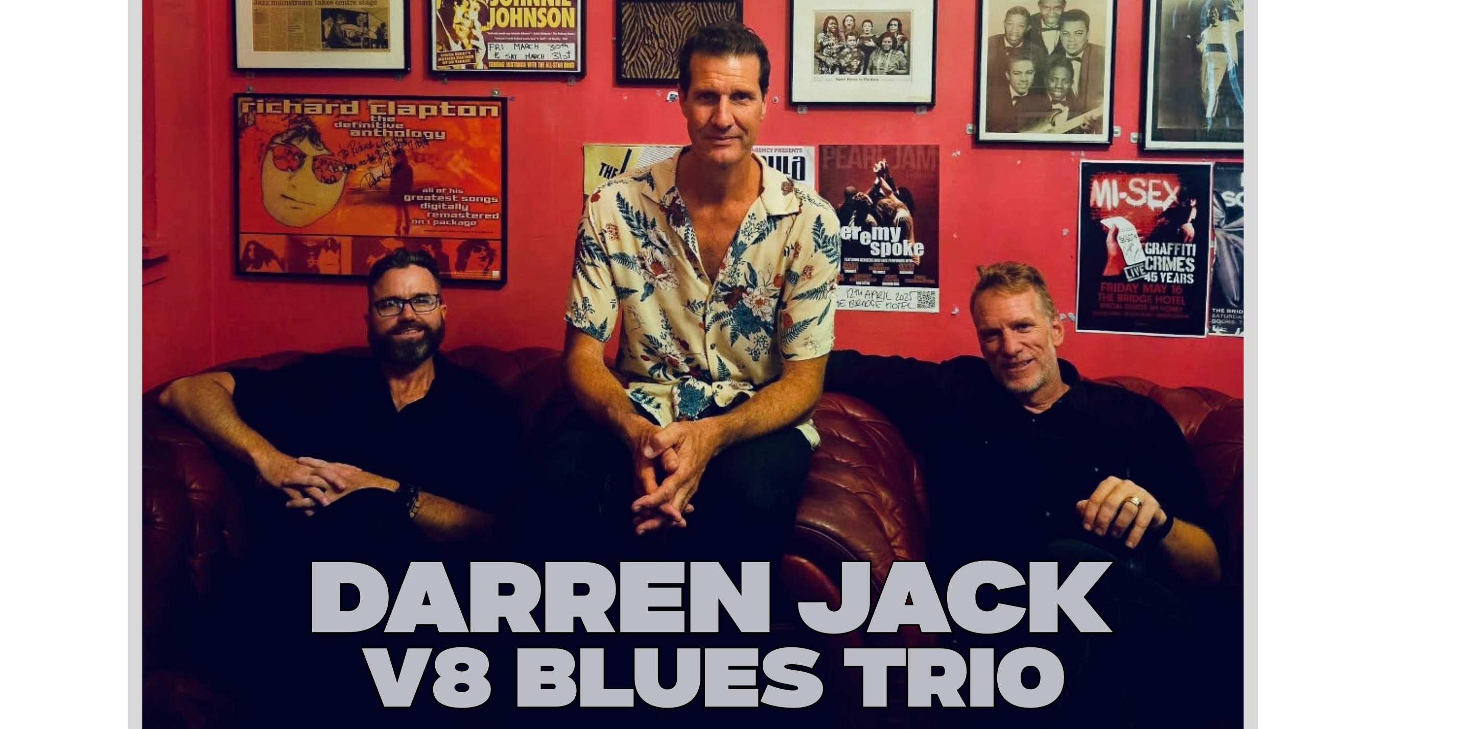 Darren Jack's V8 Blues Trio w/ Adam Miller