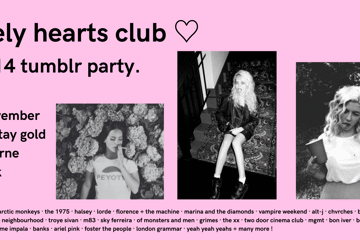 lonely hearts club ? - a 2014 tumblr party