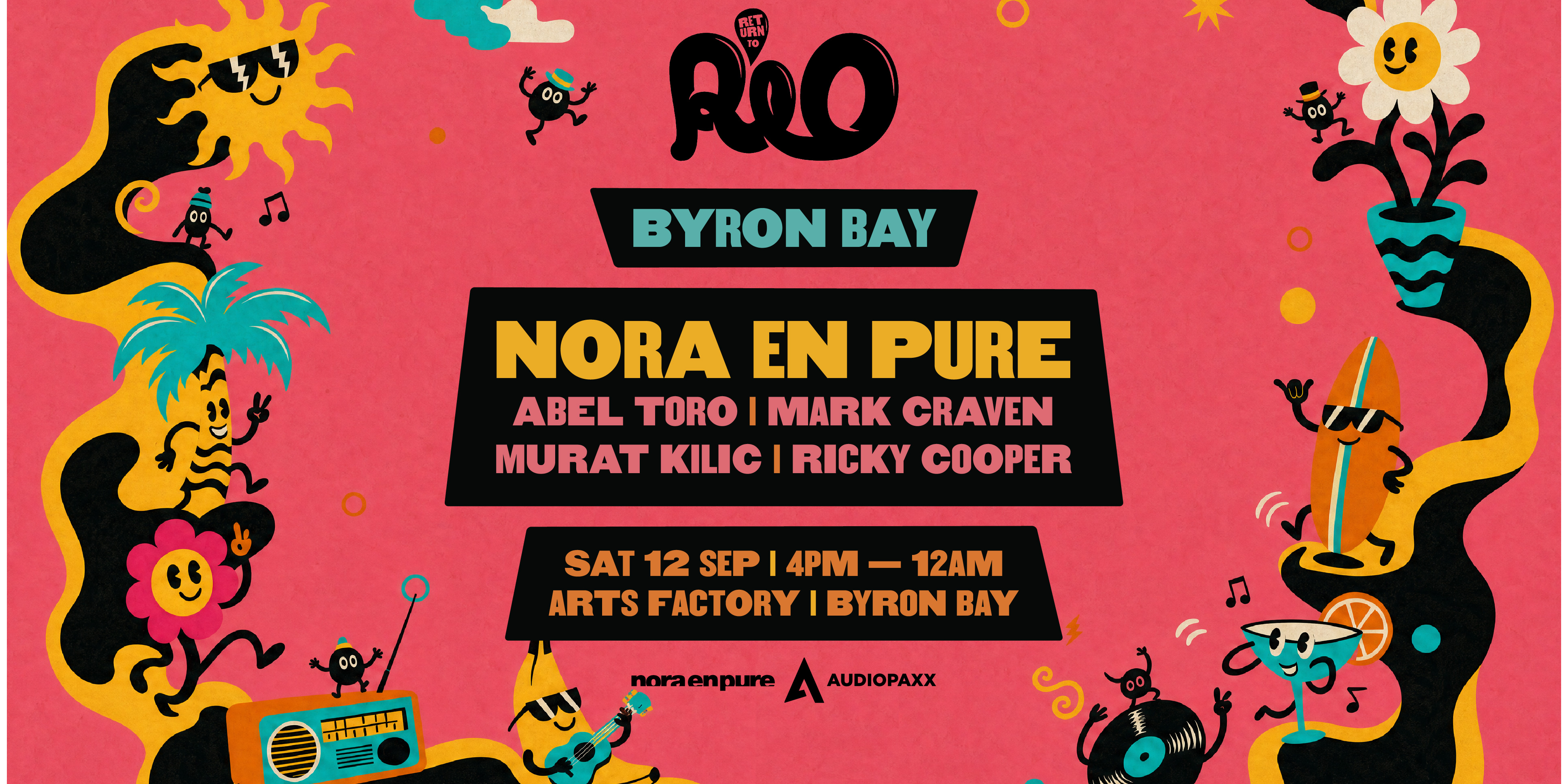 Return To Rio Presents: Nora En Pure - Byron Bay