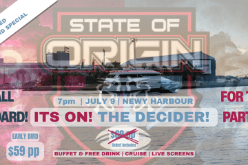 State of Origin watch party cruise- THE DECIDER!