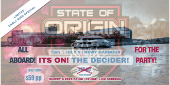 State of Origin watch party cruise- THE DECIDER!