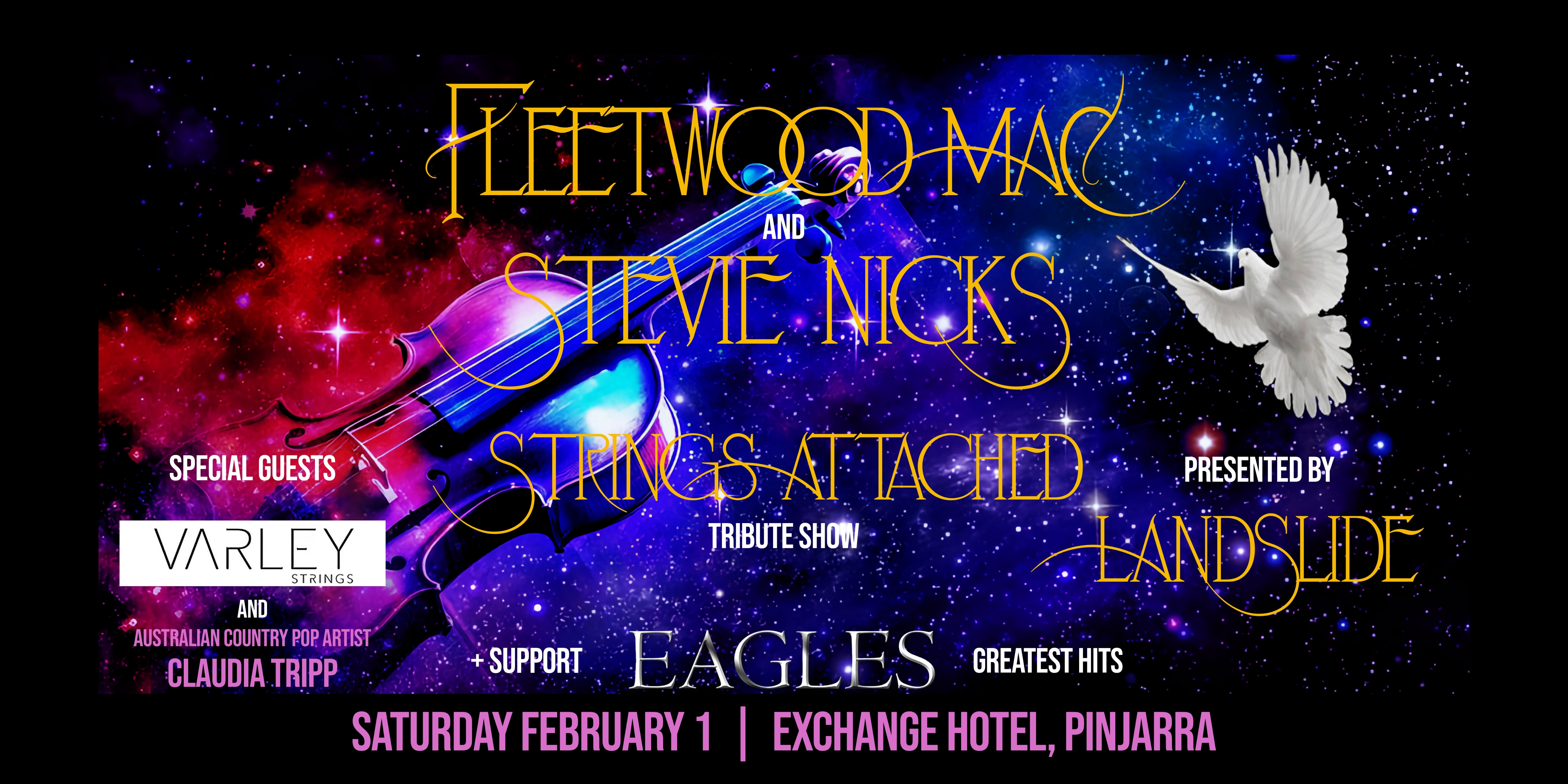 LANDSLIDE - Fleetwood Mac Strings Attached  and Stevie Nicks Tribute Show