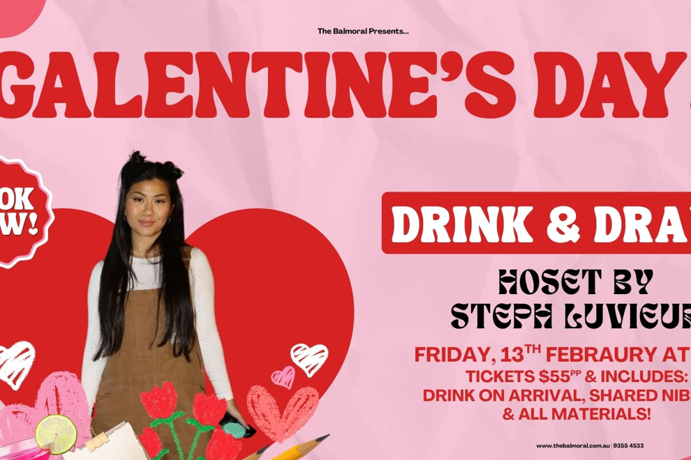 Galentine's Day Drink and Draw