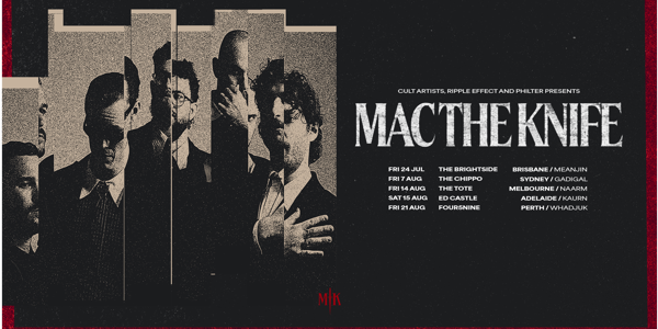 Mac The Knife live at The Ed Castle - Concert poster