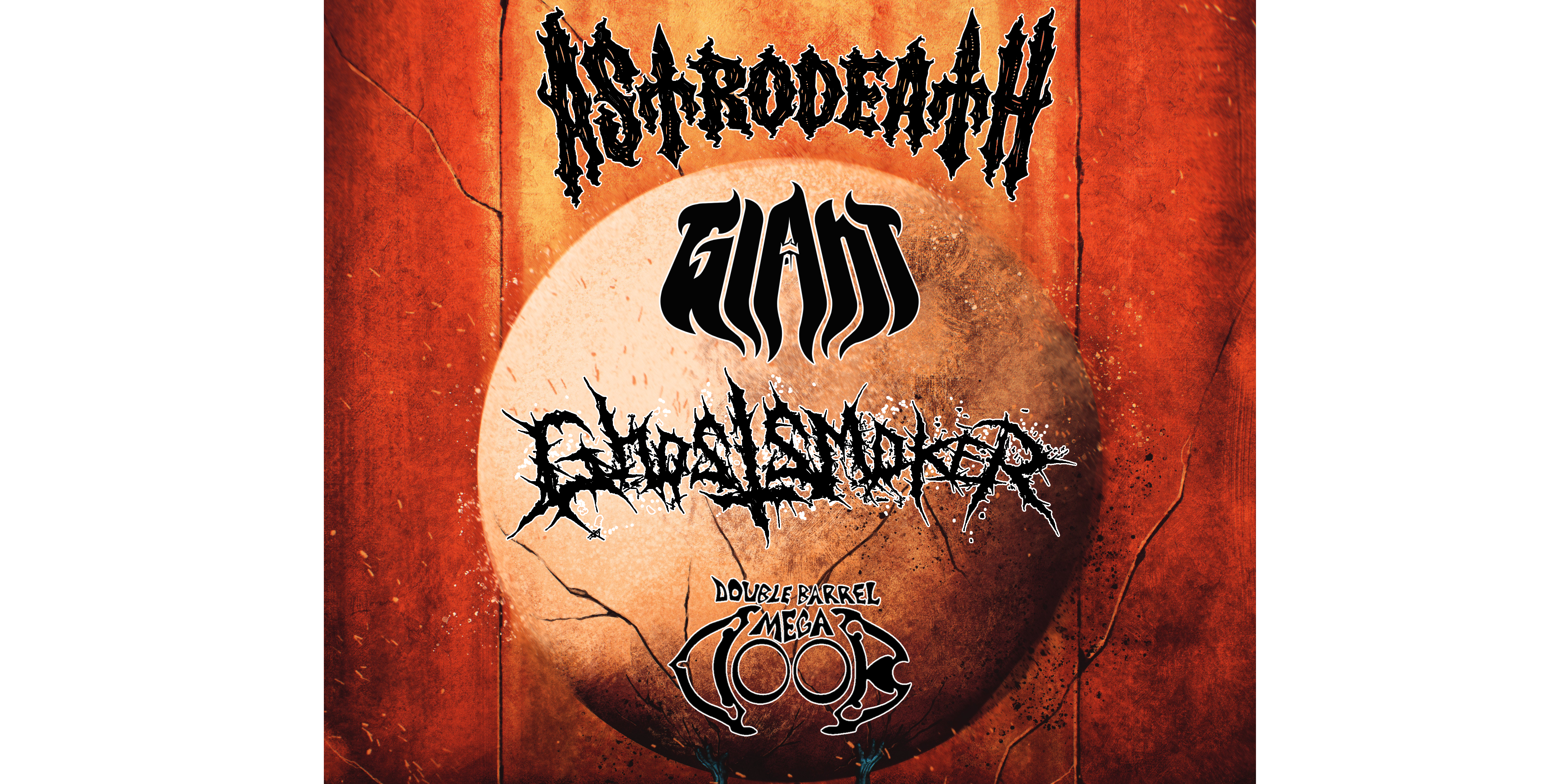 Astrodeath (NSW), GIANT, Ghostsmoker, Double-Barrel Megadoob at The Bergy Bandroom