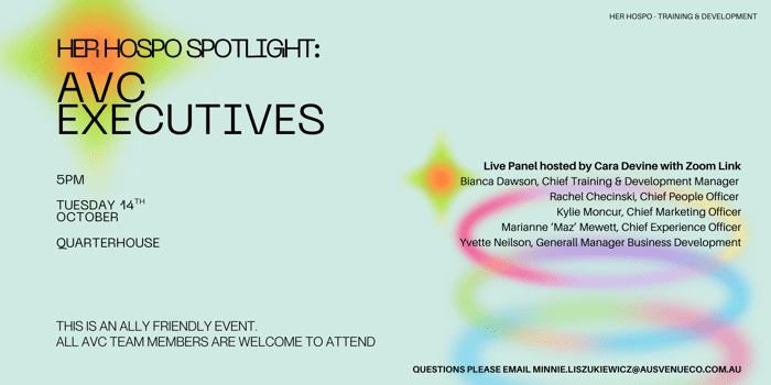 Her Hospo Spotlight: AVC Executives