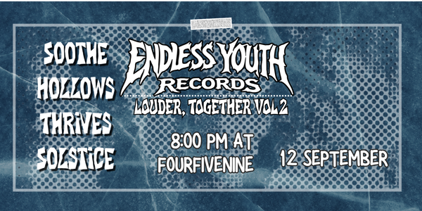 Louder, Together. Vol 2. live at Four5Nine Bar - Concert poster