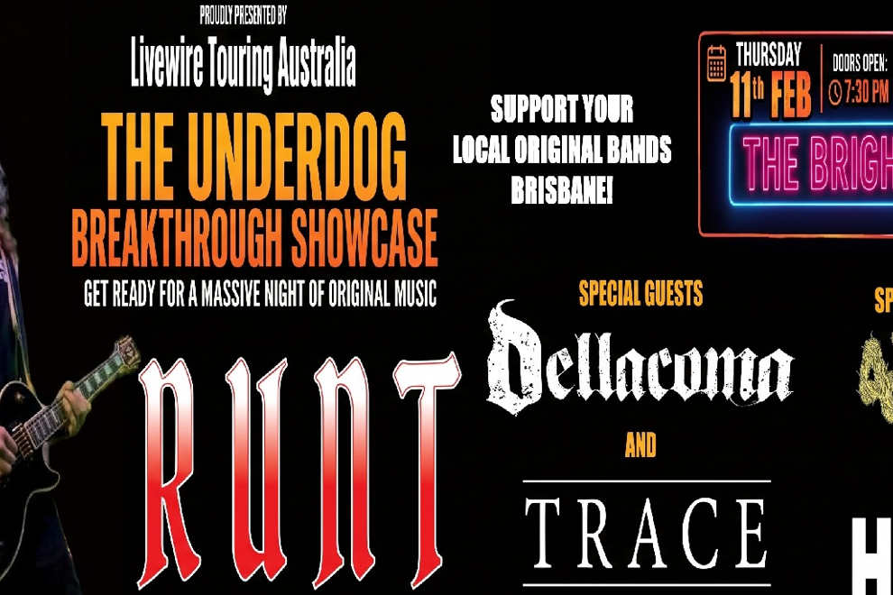 The Underdog Breakthrough Showcase Featuring "RUNT's Album Release"