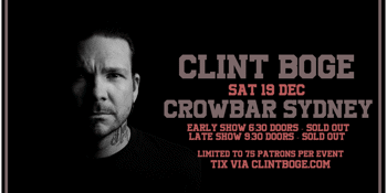 Clint Boge - Out of Isolation - Early Show SOLD OUT
