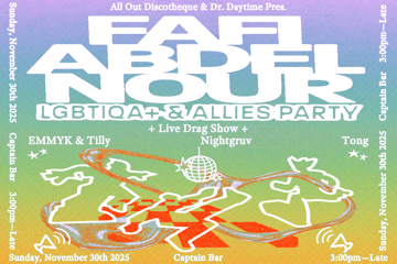 Fafi Abdel Nour [LGBTIQ+ & ALLIES PARTY]