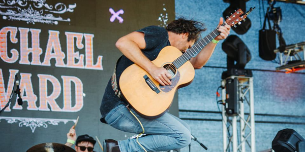 MICHAEL WARD live at The River in Margaret River on April 12, 2026 - Concert poster