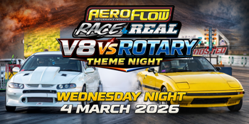 Aeroflow Race 4 Real - V8 vs ROTARY Theme Night