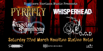 Pyrefly, Whisperhead, Desolate Symphony, OCD @Hamilton Station Hotel