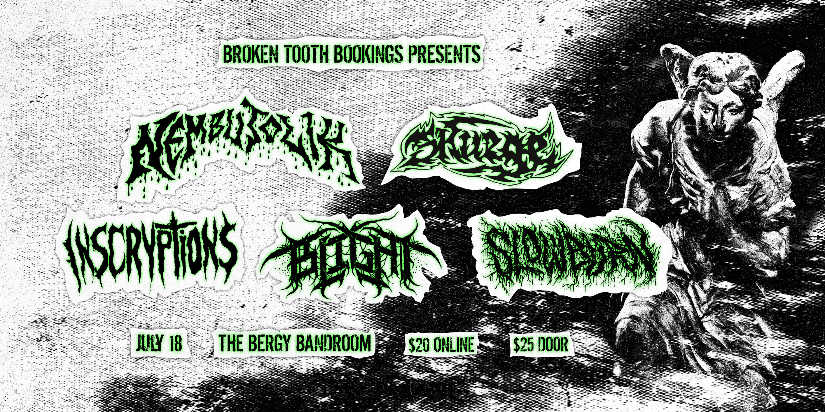 Nembutolik + Inscryptions + Blight + Slowburn + Secret band!
