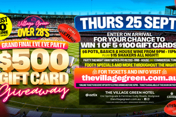 VILLAGE GREEN - Over 28 Friday's