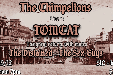 The Chimpeltons - Rocking Chaos at Tomcat - with The Distained, The Sex Guys