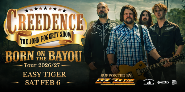 Creedence The John Fogerty Show & OZ ZZ-TOP Born on the Bayou World Tour
