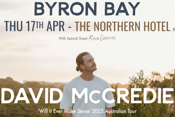 DAVID McCREDIE 'Will It Ever Make Sense' 2025 Australian Tour - BYRON BAY | FREE ENTRY