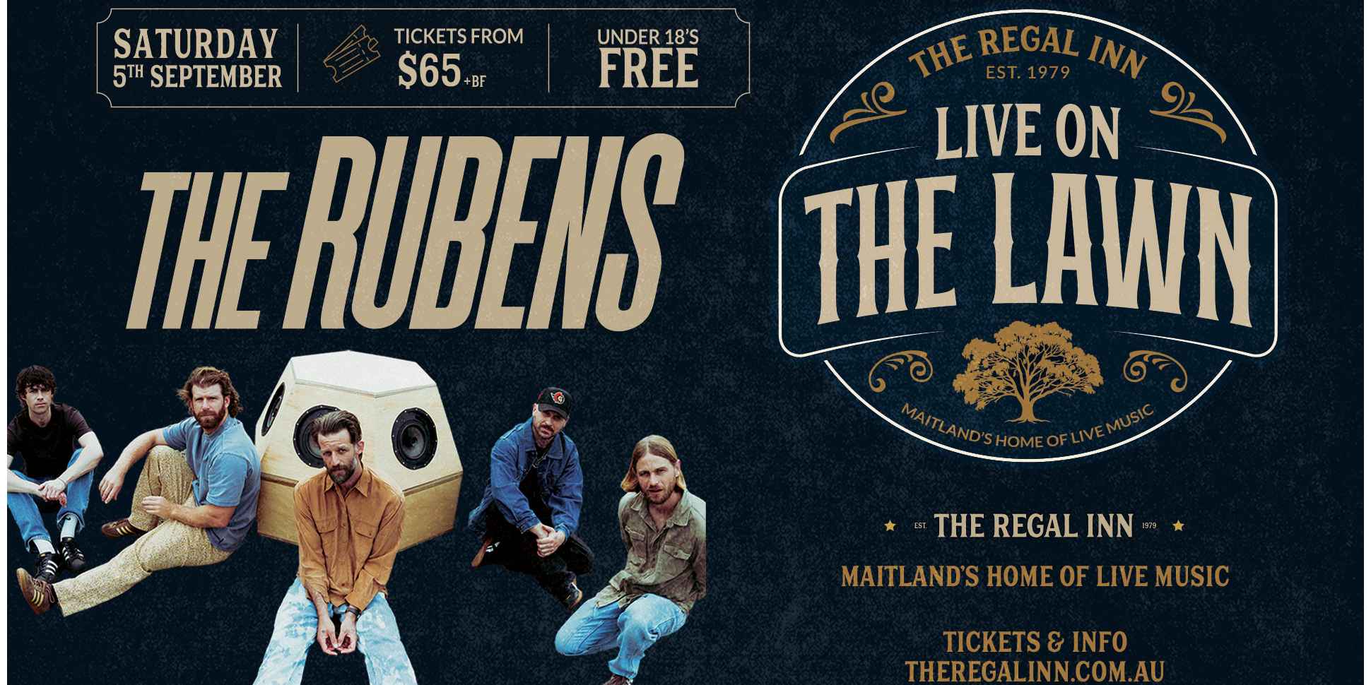 The Rubens - LIVE ON THE LAWN at The Regal