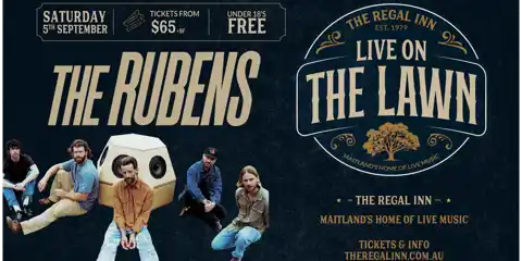 The Rubens - LIVE ON THE LAWN at The Regal