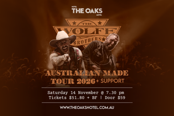 The Wolfe Brothers - Australian Made Tour 2026