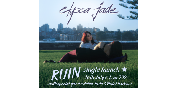 Elyssa Jade live at Low 302 - Concert poster