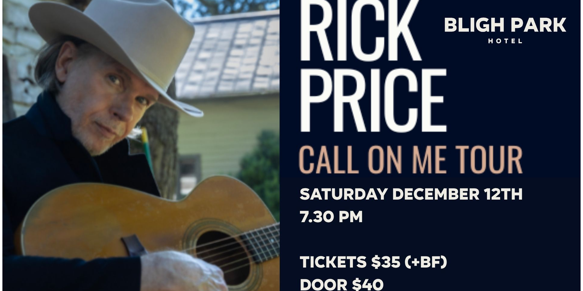Rick Price 'Call on Me' Tour