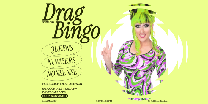 Drag Bingo - April 10th 2026 