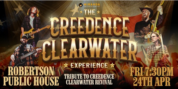 ROBERTSON PUBLIC HOUSE | THE CREEDENCE CLEARWATER EXPERIENCE image